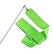 Voberry Dancing Ribbon Streamer Gym Rhythmic Rod Art Gymnastic Ballet Twirling Stick 4M (GrassGreen)