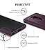 Ringke Onyx Compatible with LG G7 ThinQ Case Brushed Metal Design Flexible & Slim Dynamic Stroked Line Pattern Durable Anti Slip Shock Absorbent Cover for G7 Thin Q - Lilac Purple