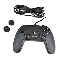 Mootea Wired Handle,3D Remote Sensing Handle Dual Vibration USB Gamepad Controller for Switch Pro