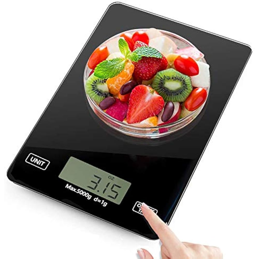 Kitchen Food Scale, Digital Display With Tare Function, 1g/0.1oz
