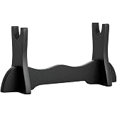 Eforlife 8" Wand Stand Black Wood Mini Samurai Sword Stand Wakizashi Tanto Blade Holder Dagger Dispaly Stand Short Sword Rack