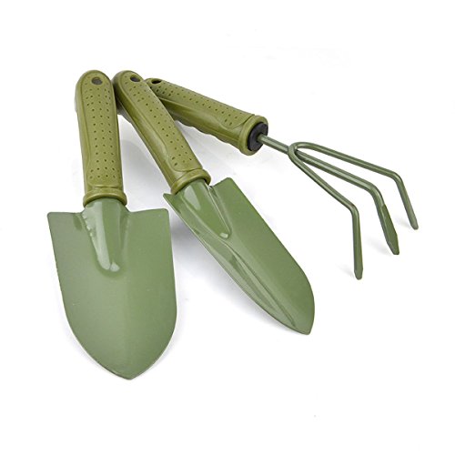 Freehawk Gardening Plant Pot 3 pieces Gardening Tools Small Shovel / Rake / Spade