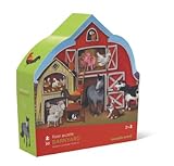 Crocodile Creek Barnyard Shaped Floor Puzzle - 30 Piece
