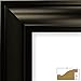 Craig Frames 21834700BK 20 by 30-Inch Picture Frame, Smooth Wrap Finish, 2-Inch Wide, Black
