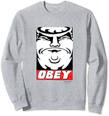 Unisex Matt Wuerker: Trump Obey T-Sweatshirt Large Heather Grey