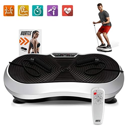 Hurtle Fitness Vibration Platform Workout Machine | Exercise Equipment For Home | Vibration Plate | Balance Your Weight…