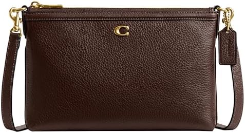 COACH WOMENS MIA CROSSBODY IN SIGNATURE CANVAS F76646 (Brown-Black