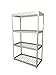 SafeRacks Garage Shelving Unit - All Steel Storage Rack That Holds 300 Pounds Per Shelf - Easy to Assemble, White (24