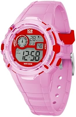 - ICE digit explorer Lovely pink - Reloj rosa para Niña con Correa de silicona - 023268 (Small)