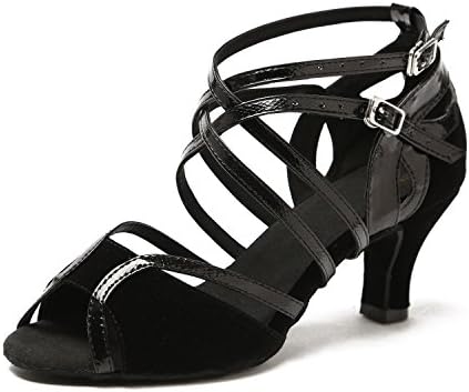 Minishion Women's Fashion Performance Salsa Tango Ballroom Latin Dance Sandals