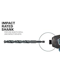 Bosch bl2131im 1 16 Impacto rígida negro óxido Drill Bit,