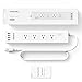 WiFi Power Strip, Wheswell Smart Surge Protector, 4 Individually Controlled AC Plugs and 4 Smart USB Fast Charging Ports (30W/5V/6A), Timer, Remote Control, Compatible with Alexa and Google Assistant…