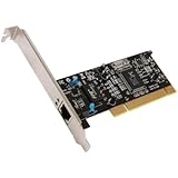 Rosewill 10/100/1000Mbps Gigabit PCI RJ45 Ethernet Network Adapter , Win10 Supported , Low-profile Bracket Included (RC-400-LX)