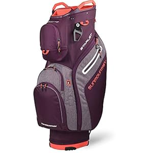 Sun Mountain 2020 Women’s Starlet Golf Cart Bag (Plum-Plum-Heather-Coral)