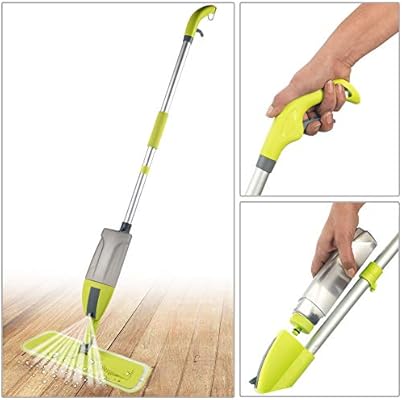 Smile Mom Aluminium Spray Mop Set With Microfiber Washable Pad