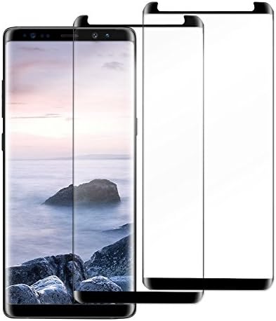2PACK Galaxy Note 8 Screen Protector,JEHOO [3D Curved Edge][Case Friendly] Ultra Clear 9H Hardness Tempered Glass Screen Protector Bubble-Free Film for Samsung Galaxy Note 8 2017, Black