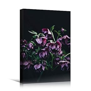 signwin Canvas Wall Art Pink Fields Bohemian Colorful...