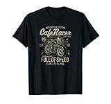 Cafe Racer Motorcycle Custom Speed Vintage T-Shirt