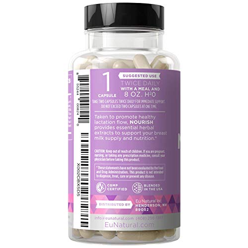 Nourish Lactation Support Postnatal Vitamins - Nutritious Milk Supply, Colic Gas Relief, Let Down Pi - //coolthings.us