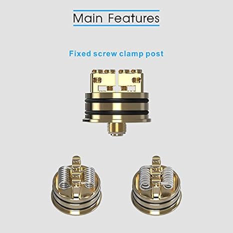 Amazon Vandy Vape Bonza Rda 24mm 濃厚フレーバーチェイサー Gold Vape Steez アトマイザー