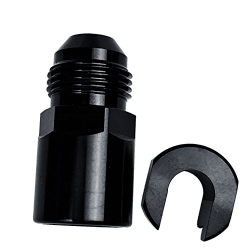 2PCS Aluminum Alloy AN6 Flared To 5/16" 3/8" SAE Quick Disconnect Male Push On E - Foto 9