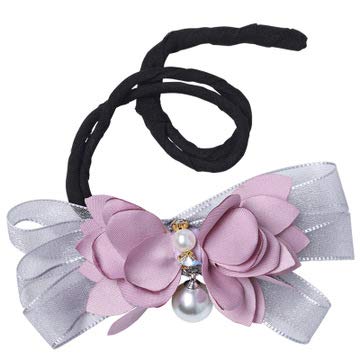 3Pcs Magic Hair Bun Maker Flower Bow Pearl Donut Bun Maker for Women DIY Hair Style Curler Accessories - Thumbnail 4