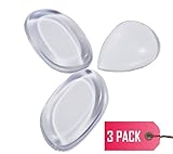 Silicone Makeup Sponge (3 Pack) - Perfect Blending Sponge & Flawless Applicator - Smart Makeup Applicator For All Skin Types - Easy to Blend and Apply Foundation, Cosmetics, Liquid Tan & More