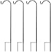 Sorbus Shepherd's Hooks - Set of 4 Extendable Garden Planter Stakes for Bird Feeders, Outdoor D&eacute;cor, Plants, Lights, Lanterns, Flower Baskets, and More! Heavy Duty (4 Pack) primary