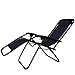 PARTYSAVING Infinity Zero Gravity Outdoor Lounge Patio Pool Folding Reclining Chair APL1059, Black