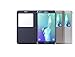 Samsung S-View Cover Wallet for Galaxy S6 Edge Plus SM-G928F - Blue/Black