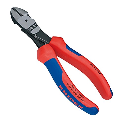 Knipex 7402200 8-Inch High Leverage Diagonal Cutters - Comfort Grip