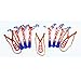 Rocket Copters Slingshot Led Mini Light Up Helicopters - As Seen on TV, Red/White/Blue