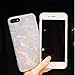 Dailylux Case for iPhone 8, iPhone 7, Glitter Pearly-Lustre Semi-Transparent Shell Protective Phone Case with Soft Back Cover for iPhone 7/8 4.7
