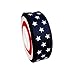 20 Yards (4 X 5yd) 1 Inch Grosgrain Ribbon 4Th of July Patriotic Star Printed