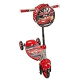 Huffy Disney Pixar Cars 3 Boys 3-Wheel Preschool Scooter