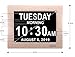 American Lifetime Day Clock, Extra Large Impaired Vision Digital Clock with Battery Backup and 5 Alarm Options