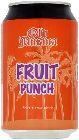 Old Jamaica Fruit Punch Flavour Drink 330ml (Pack of 24 x 330ml)