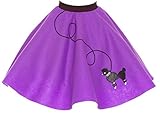 Poodle Skirt for Girls Size Small 4/5/6 Purple