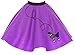 Poodle Skirt for Girls Size Small 4/5/6 Purple
