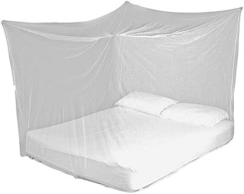 Daksh Gift Gallery Poly Cotton White Mosquito Net (7 x 7)