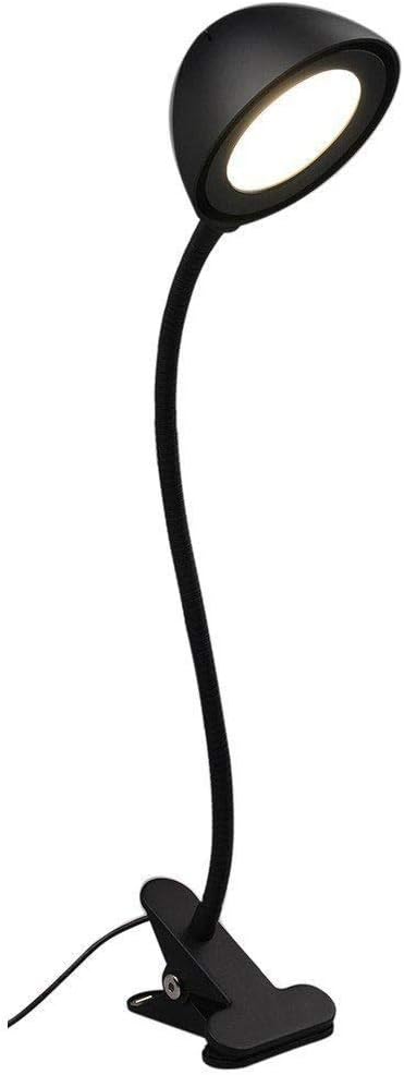 Clip on Lamp LED Desk Lamp 2 Brightness Modes, Flexible Neck Book Light Perfect for Desk,Computer and Bed Headboard