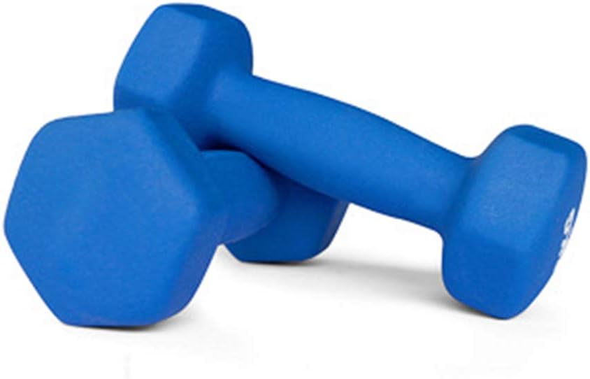 DSY Vinyl Dumbbell PVC Hand Weight Set Gym Fitness Exercise Weight Training Dumbbells Tone York, Pair