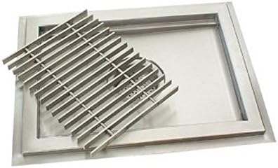 IMC Teddy SFT-2448-SG Shallow Floor Trough with Drain and Subway Grating, 24" W x 48" L x 2" D