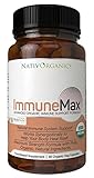 Potent Immune Support USDA Organic Immune System Booster â€“ 100% Vegan Max Strength Immune Defense - The Ultimate Immune Booster - 60 Vegan Caps - 2 Months Supply - ImmuneMax