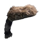 US Toy Faux Fur Classic Raccoon Tail Hat