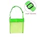 Zamango 1 Beach Mesh Tote Breathable Sea Bags with Adjustable Carrying Straps for Kid's Shell Collection,Swimming Equipment Storage,Colorful Set of 4