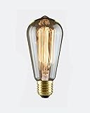 30 Watt - Vintage Antique Bulb - S21 Edison Style - Hand Wound Tungsten Filament - Multiple Supports