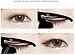 Ecosin 2Pcs Women Cat Line Pro Eye Makeup Tool Eyeliner Stencils Template Shaper Model Cat Eye Card