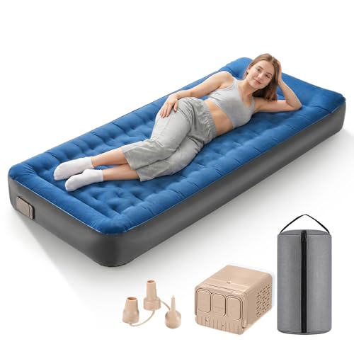 TPU Air Mattress for Home and Camping with Built