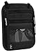 ZOPPEN Rfid Travel Passport Wallet Neck Holder Ultra Slim Stash Money Pouch, Black